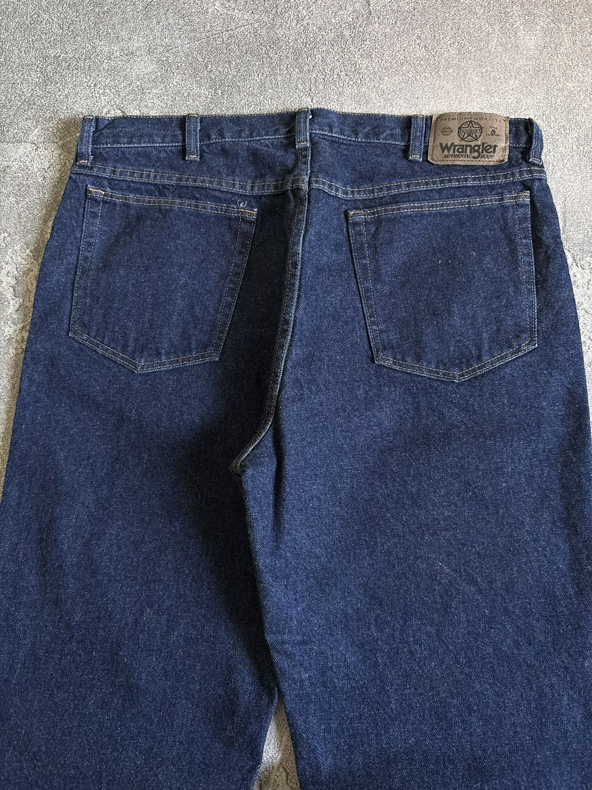 Wrangler Wrangler 36/32 dark blue denim pants jeans trousers casual Size US 36 / EU 52 - 3 Thumbnail