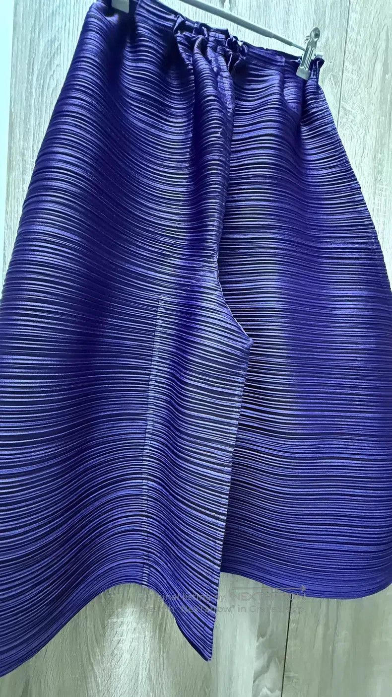 Issey Miyake Issey Miyake Pink & Purple Color-block Top Size L / US 10 / IT 46 - 6 Thumbnail