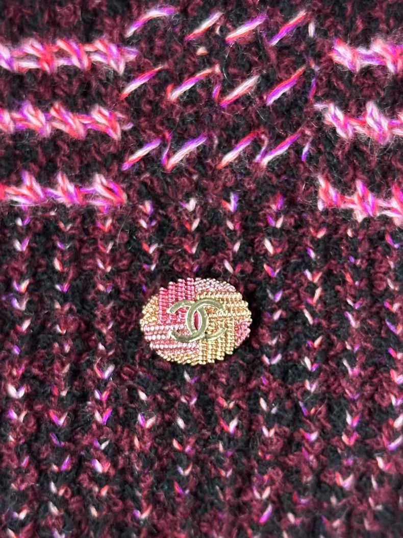 Chanel Chanel Pink V-neck cashmere vest Size XS / US 0-2 / IT 36-38 - 7 Thumbnail