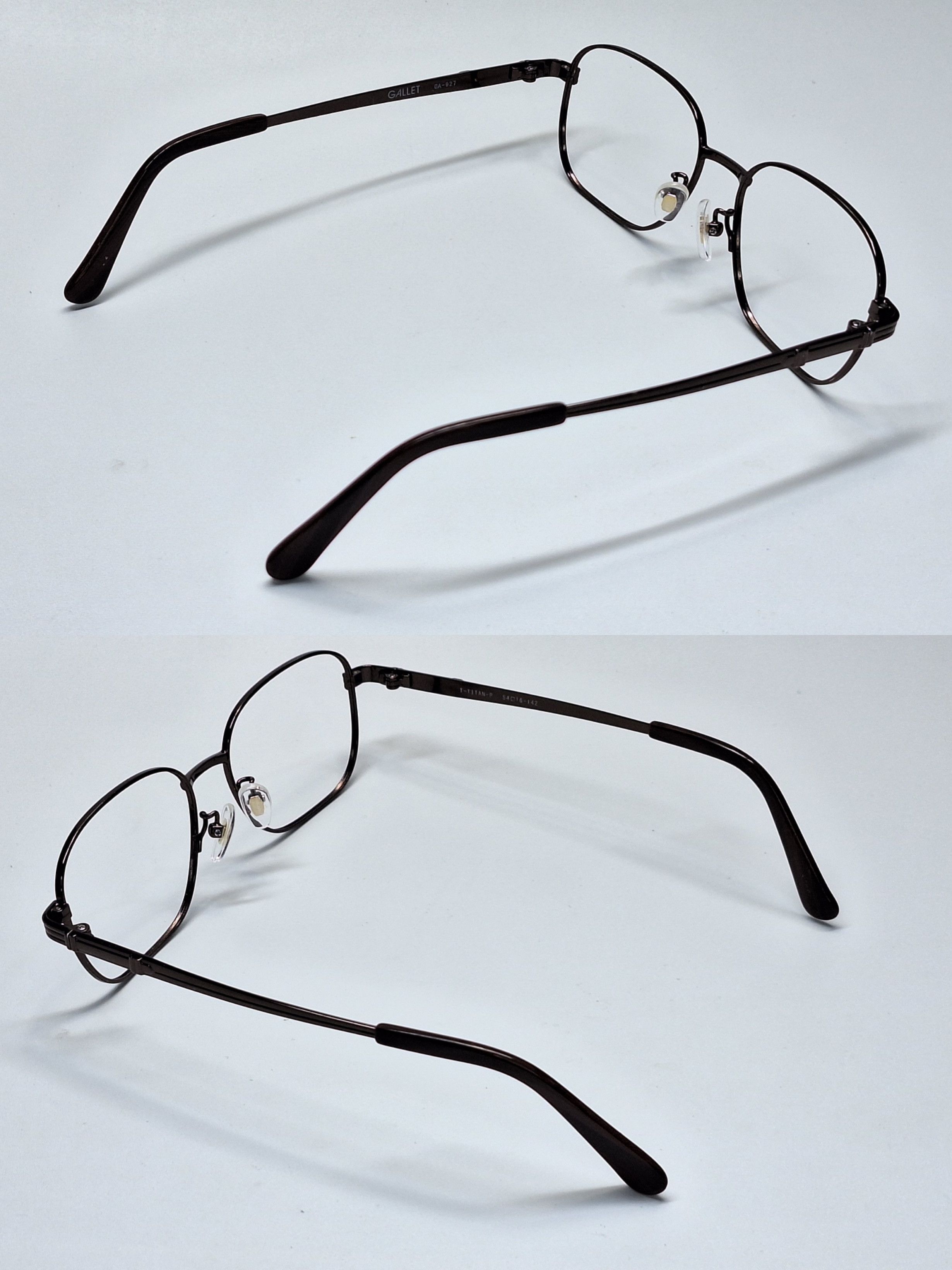 Other GALLET GA-927 T-Titan-P Bronze Metallic Wellington Eyeglass Size ONE SIZE - 9 Thumbnail