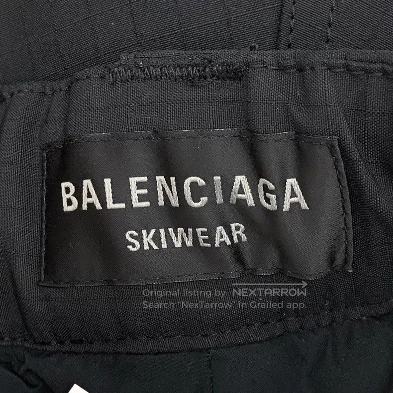 Balenciaga Balenciaga Black logo embroidery multi-pocket ski pants lo Size US 28 / EU 44 - 6 Thumbnail