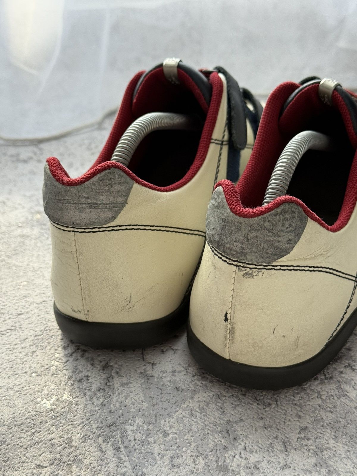 Versace Vintage 90s Versace Sport Leather Trainer Shoes Size US 10 / EU 43 - 5 Thumbnail