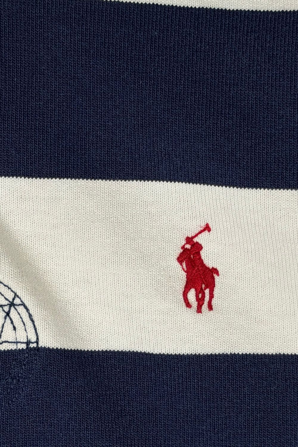 Polo Ralph Lauren Ivy Rugby Jersey Green Collar image 4