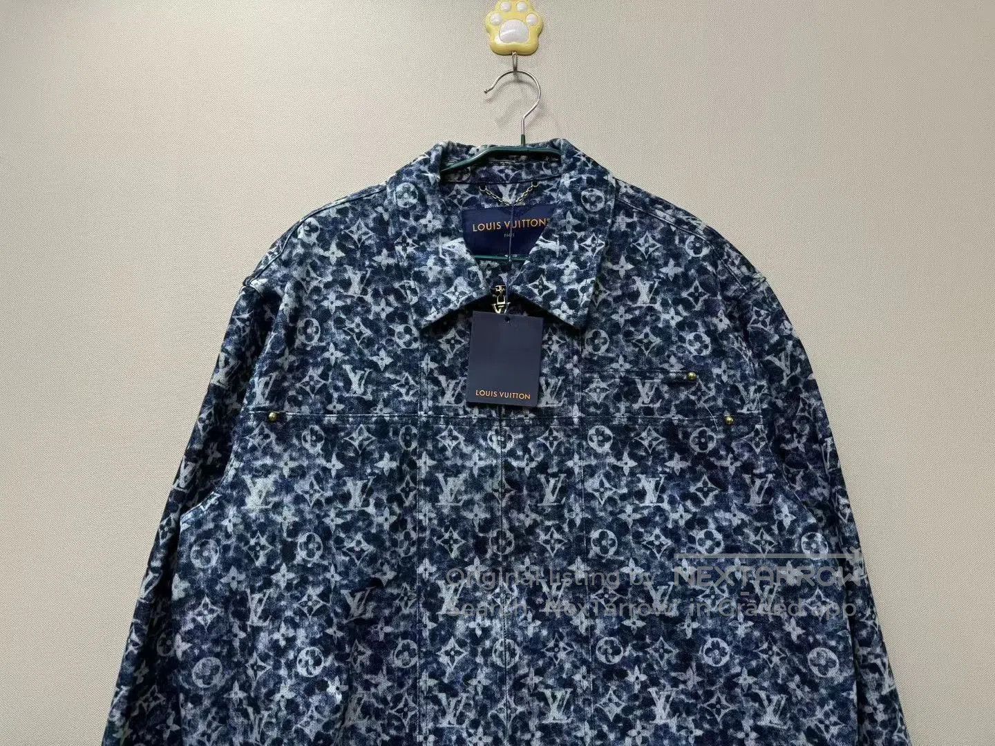 Louis Vuitton Louis Vuitton Blue Logo Denim Jacket. Size US L / EU 52-54 / 3 - 2 Thumbnail