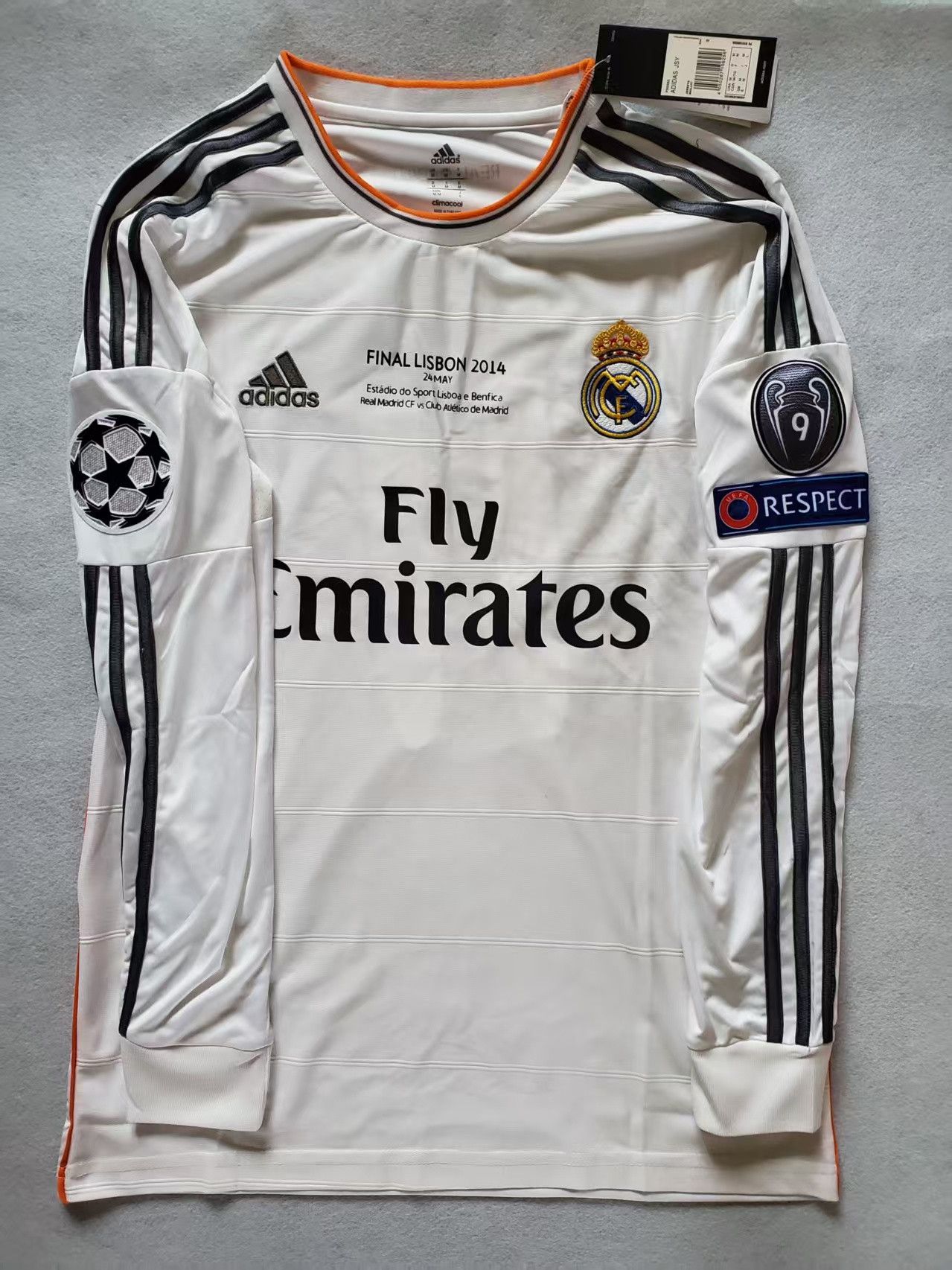 Other 2013 14 Real Madrid #11 Gareth Bale Jersey Longsleeve Size US XL / EU 56 / 4 - 2 Thumbnail