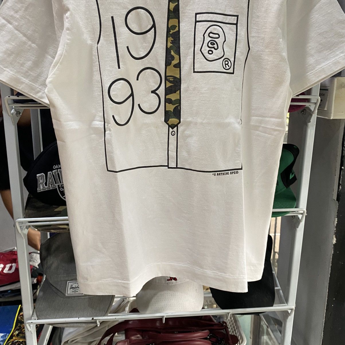 Bape × Nigo RARE OG Bape Tie Design Shirt Tee (2009) Size US M / EU 48-50 / 2 - 4 Thumbnail