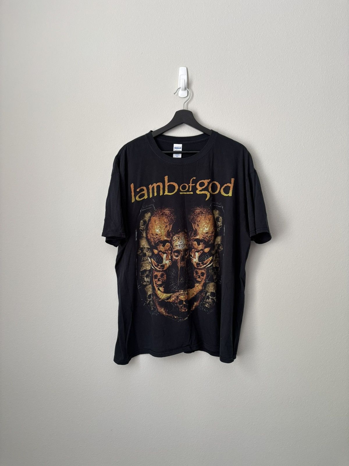 Vintage Vintage Y2K 'Lamb of God' graphic band T shirt Size US XXL / EU 58 / 5 - 1 Thumbnail