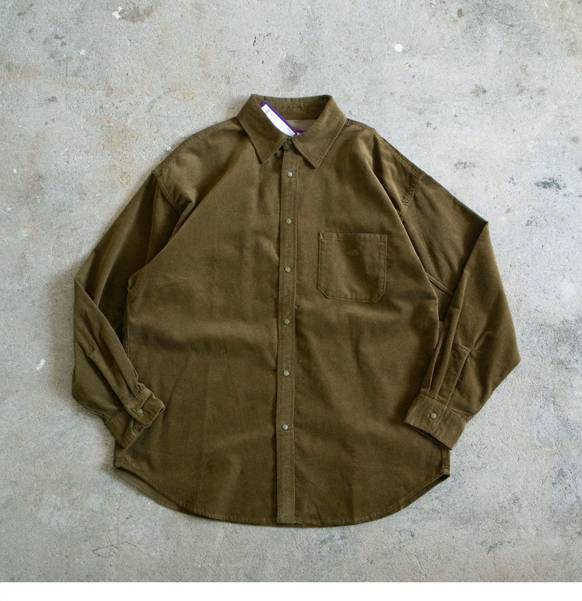 Nanamica × The North Face Purple Label Organic Cotton Corduroy Big Shirt Size US L / EU 52-54 / 3 - 1 Thumbnail
