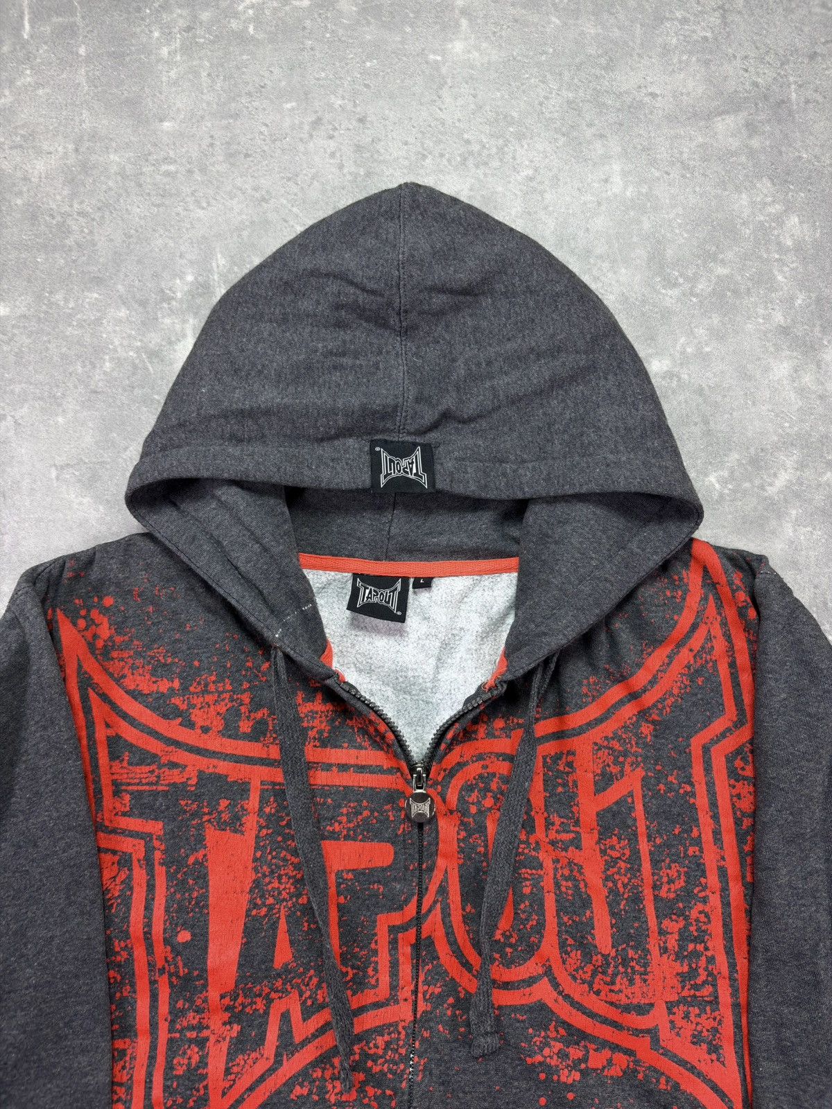 Tapout Tapout Big Splash Logo Zip Hoodie L XL Affliction MMA Size US L / EU 52-54 / 3 - 7 Thumbnail