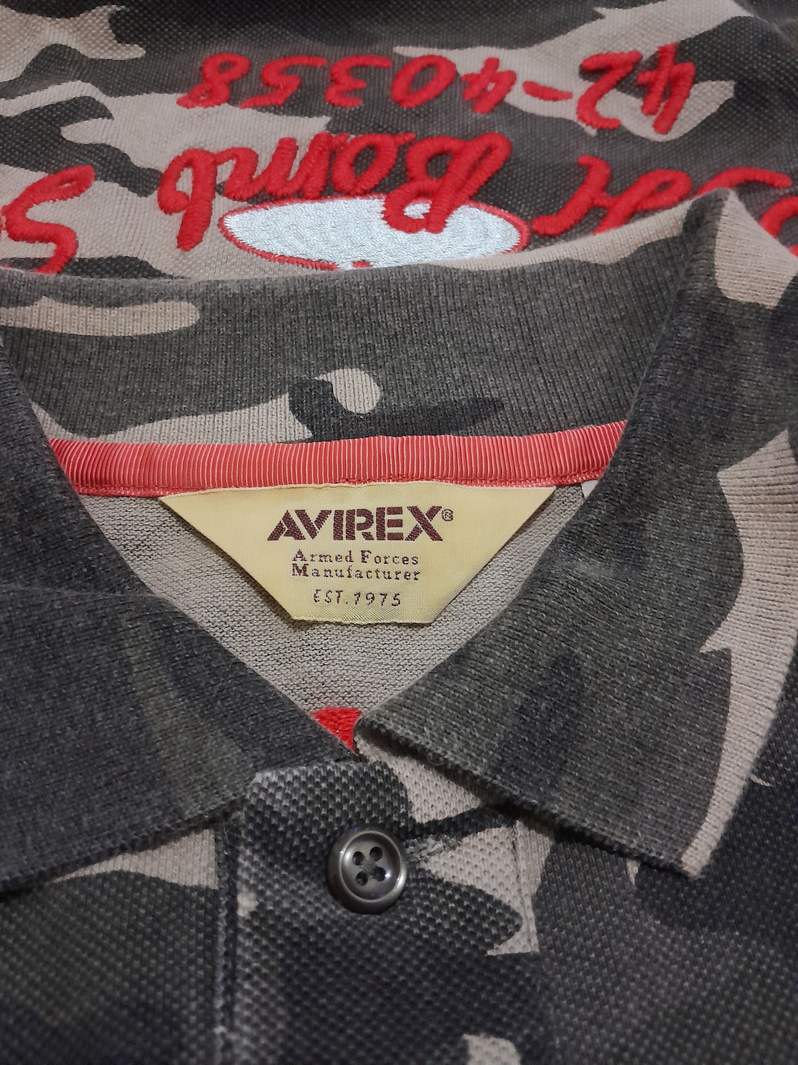 Avirex Avirex double trouble embroidery camo polo shirt Size US M / EU 48-50 / 2 - 4 Thumbnail