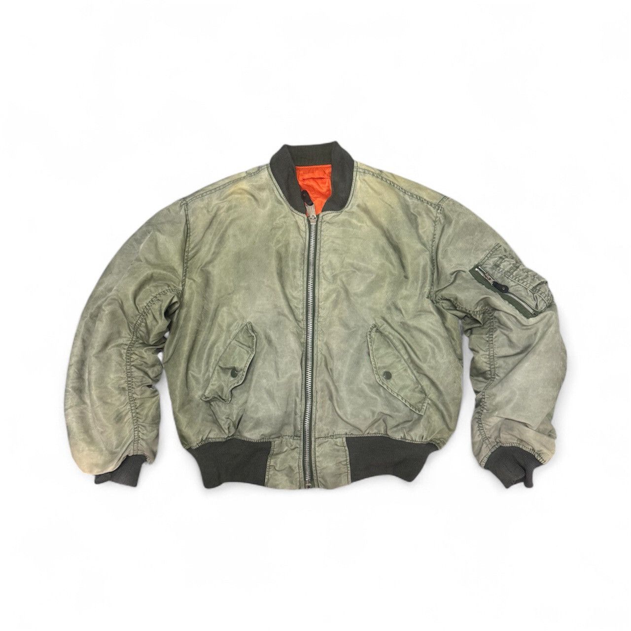 Japanese Brand Vintage MA-1 Bomber Jacket Size US L / EU 52-54 / 3 - 1 Thumbnail