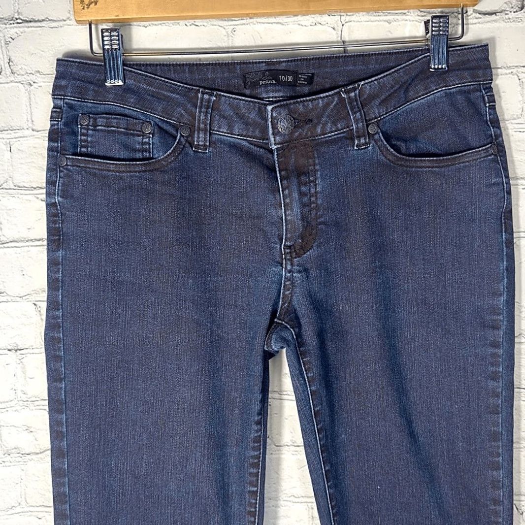 Prana prAna Kara Blue Organic Cotton Jeans Slim Fit 10/30 Women’s Regular Size 10 Blue Skinny Hiking Stretch Size 32" / US 10 / IT 46 - 2 Thumbnail