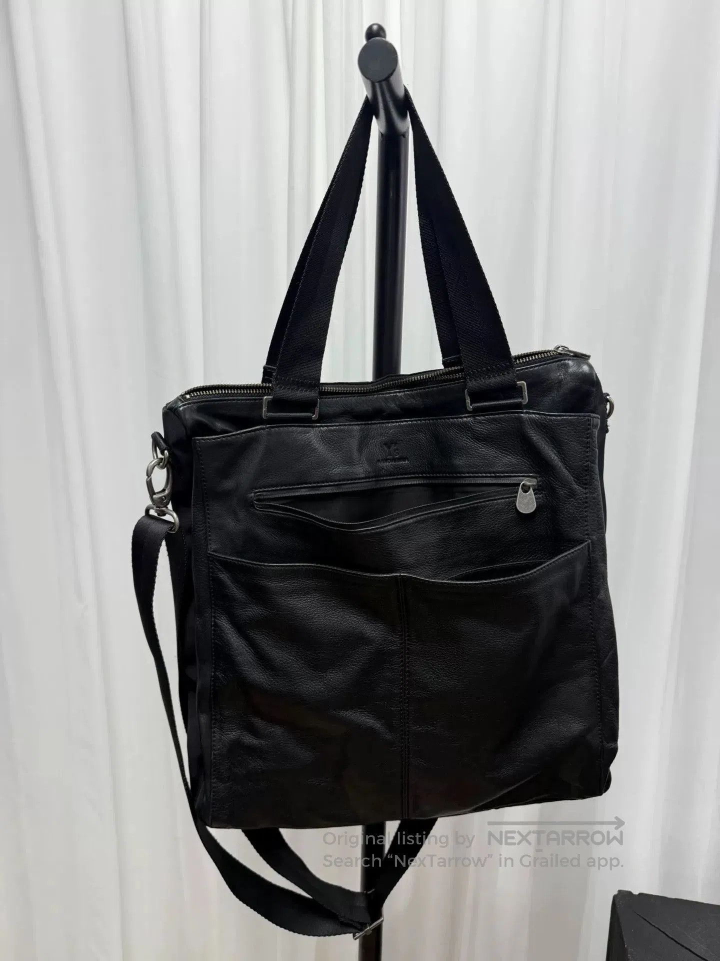 Yohji Yamamoto yohji yamamoto leather tote bag collaboration. Size ONE SIZE - 7 Thumbnail