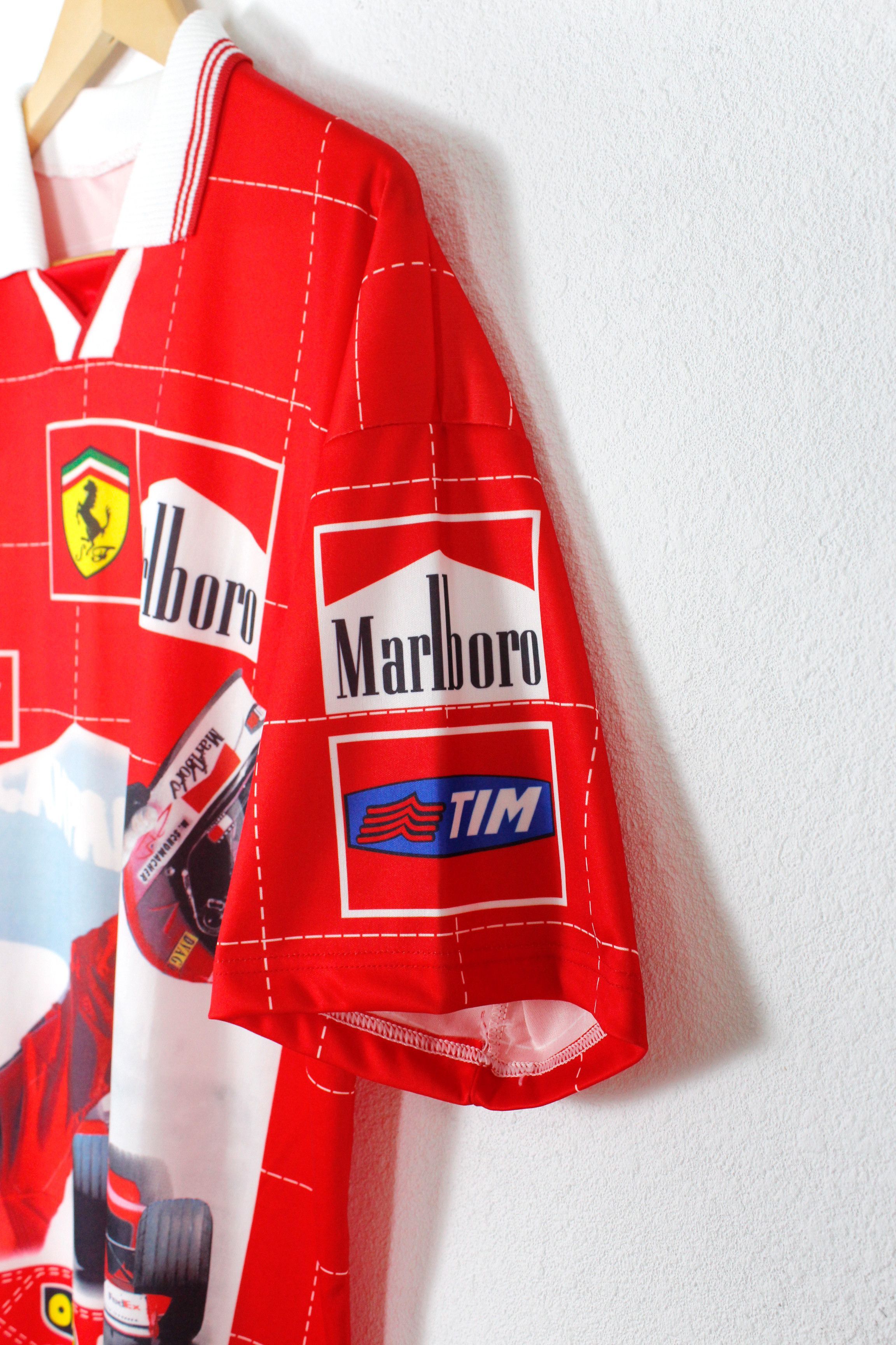 Ferrari Vintage Ferrari Schumacher F1 Racing Jersey Tee T-shirt Size US XXL / EU 58 / 5 - 3 Thumbnail
