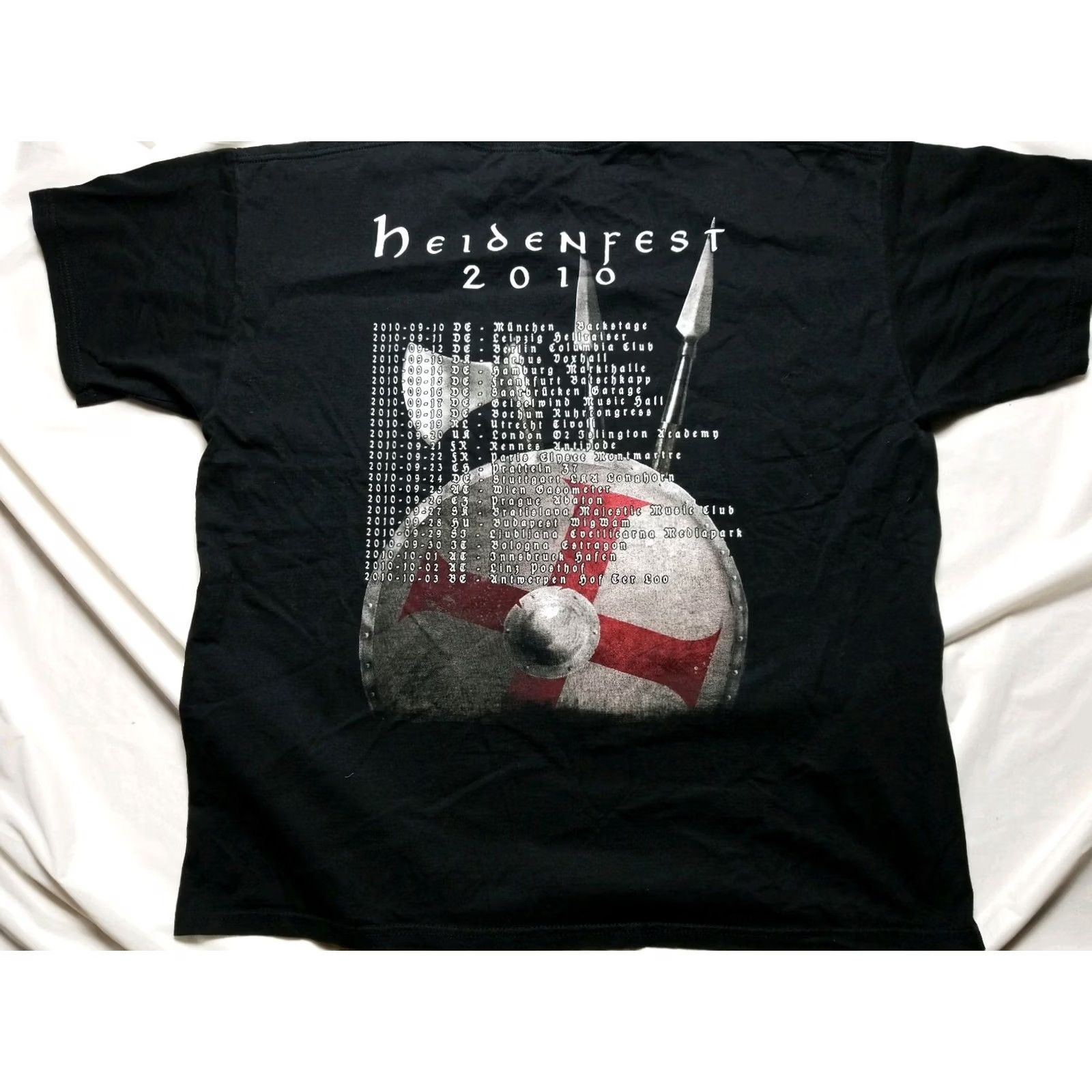 Fruit Of The Loom Vintage Black Metal Shirt XXL Fruit of the Loom Mens Size US XXL / EU 58 / 5 - 4 Thumbnail