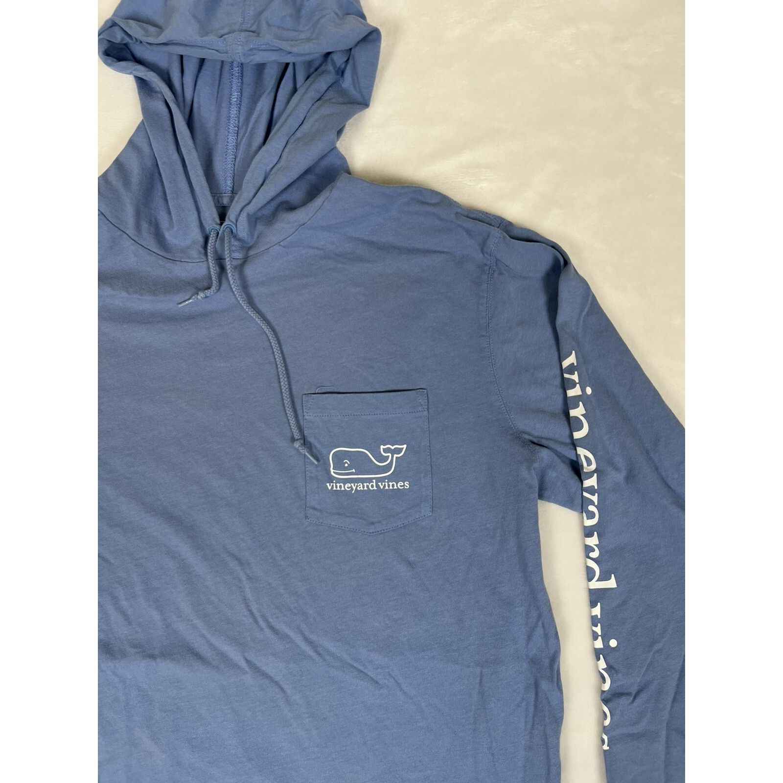 Vineyard Vines Vineyard Vines Hooded Long Sleeve Shirt Light Blue Size XS Size XS / US 0-2 / IT 36-38 - 3 Thumbnail