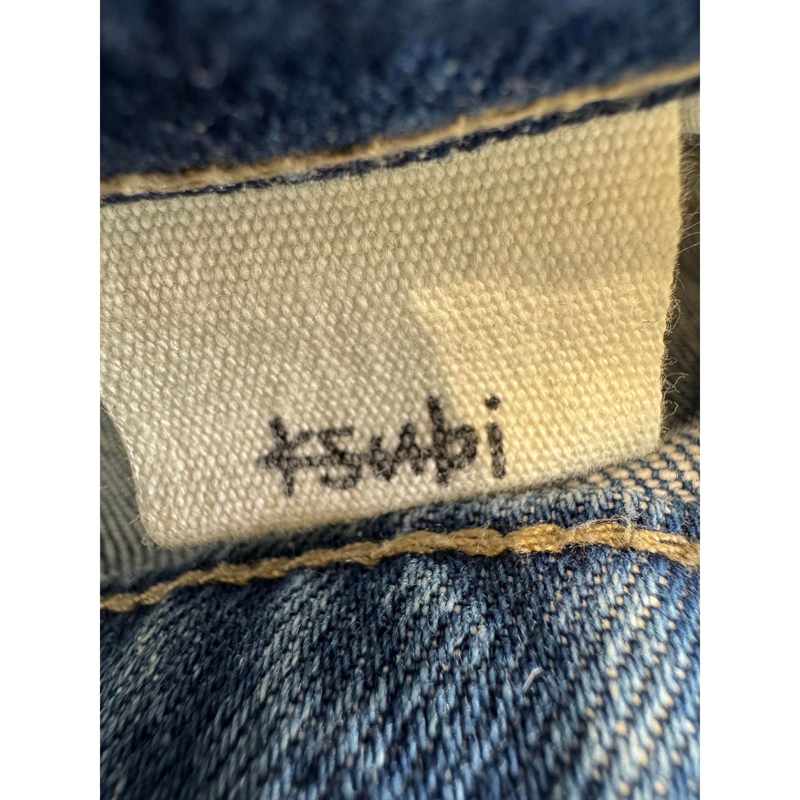 Ksubi Ksubi Light Wash Knee Embroidery Jeans Size US 30 / EU 46 - 4 Thumbnail