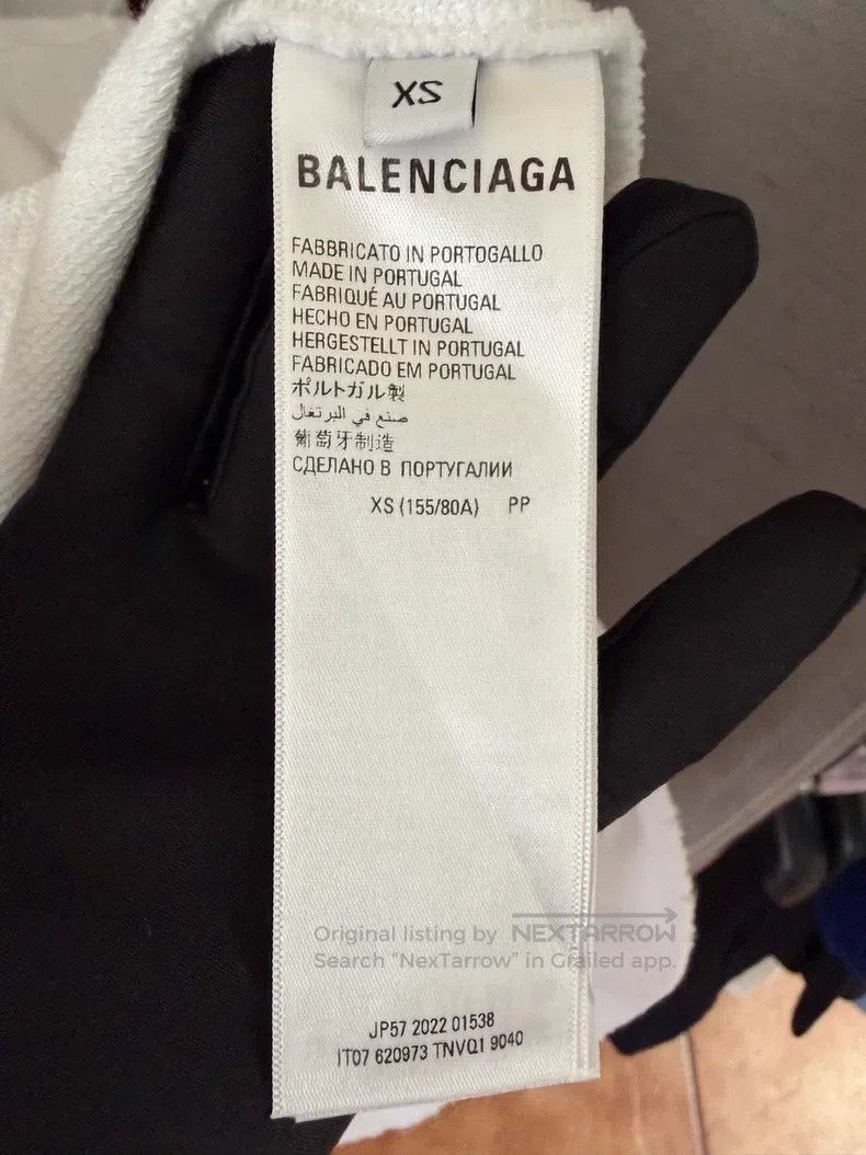 Balenciaga Balenciaga Splattered Double B Hoodie Size US XS / EU 42 / 0 - 4 Thumbnail