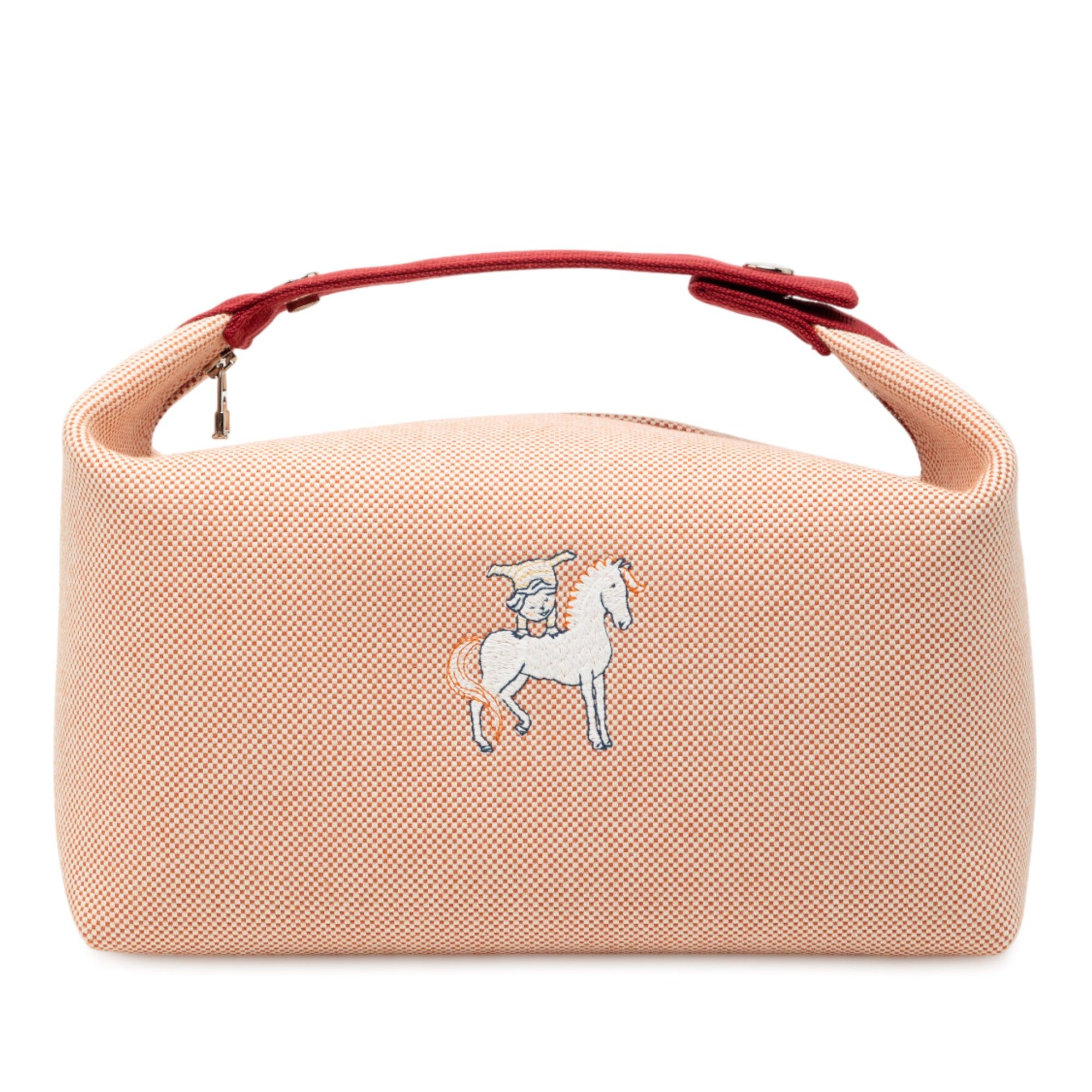 Hermes Large Canvas Bride A Brac Cabriole Case Size ONE SIZE - 1 Thumbnail