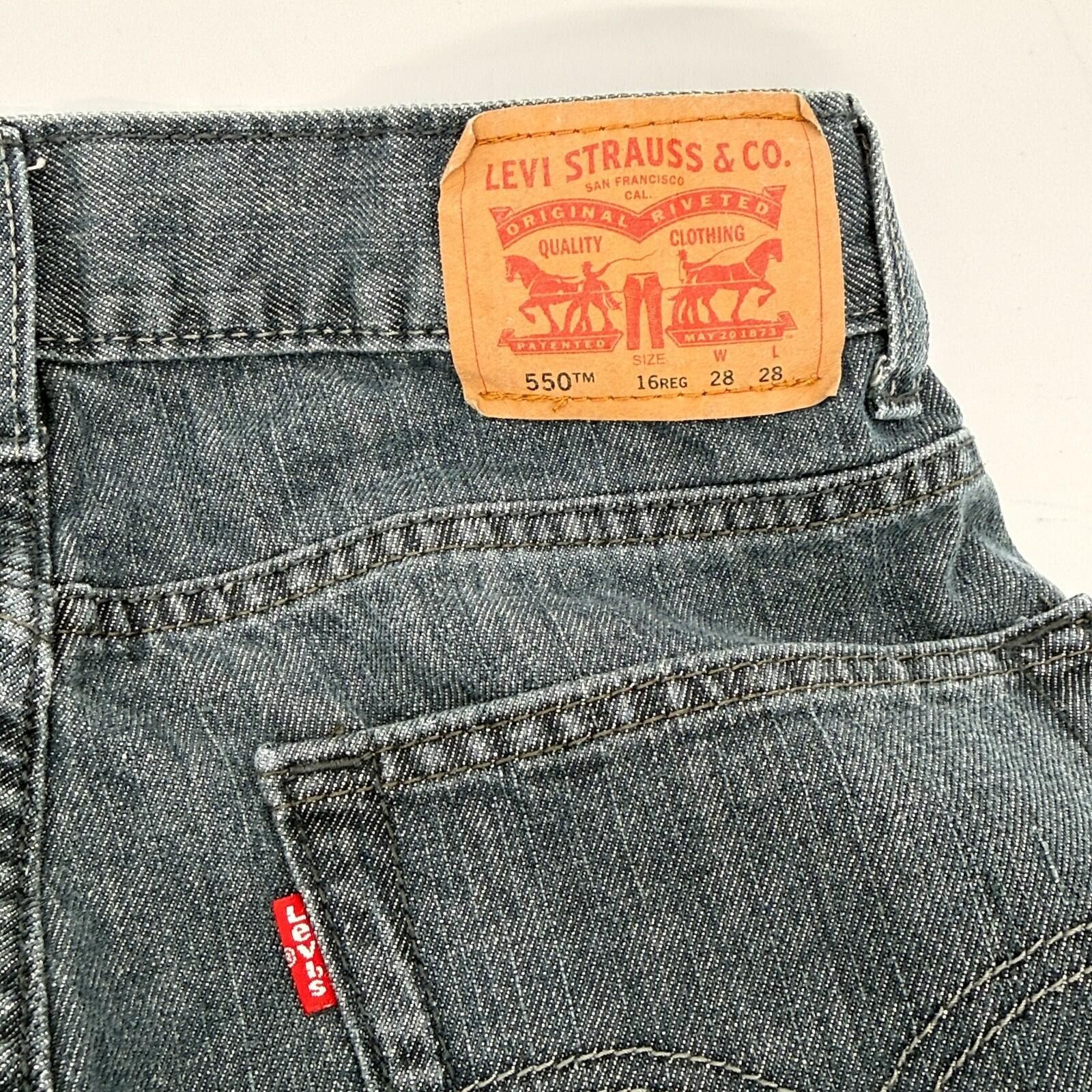 Levi's Levi’s 550 Relaxed Fit Jeans Blue Denim Normcore Skater 16R Size 38" / US 16 / IT 52 - 4 Thumbnail