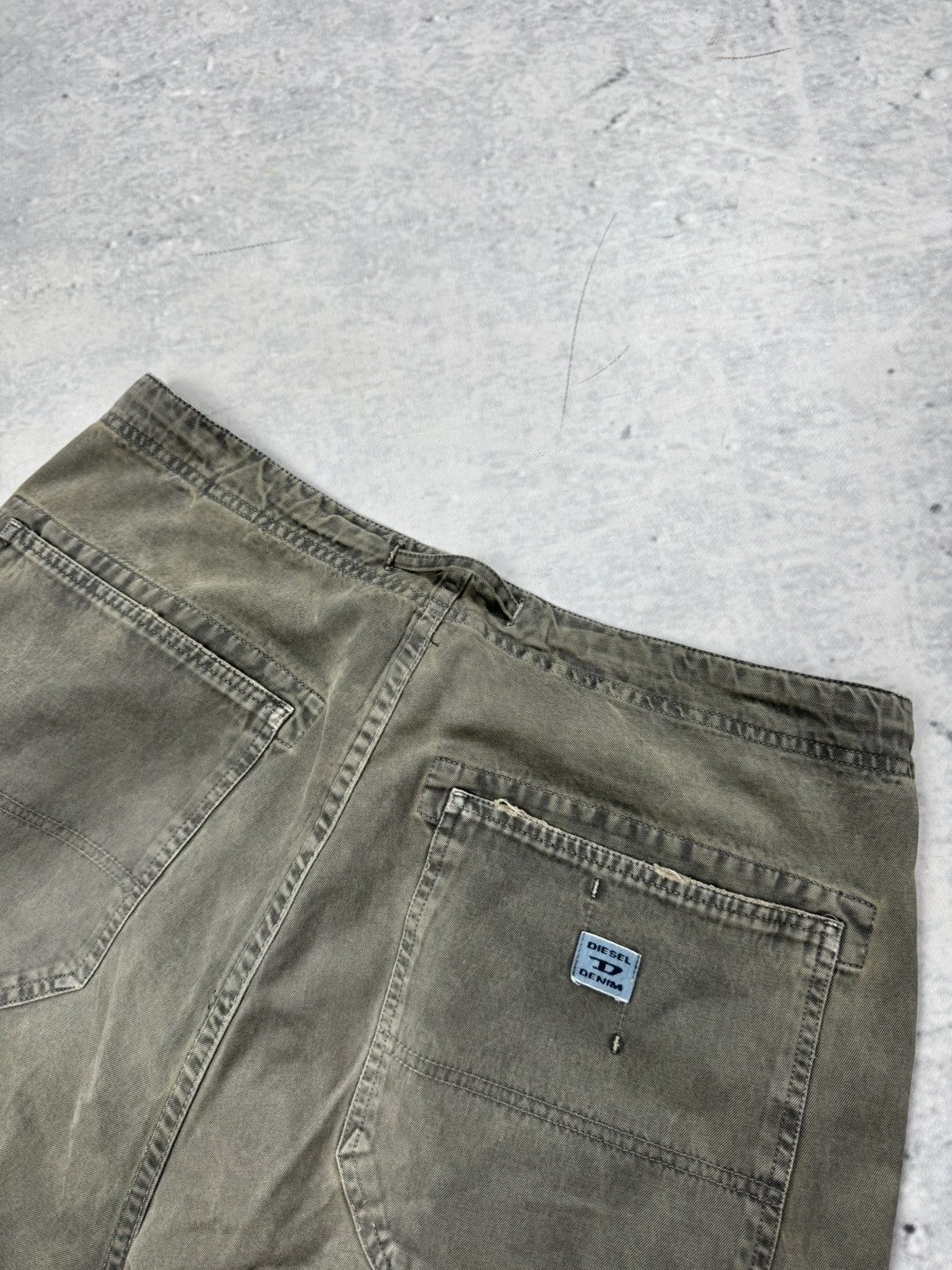 Diesel × Vintage ‼️Diesel 00s Avant-Garde denim pants cargo jeans Size US 35 - 9 Thumbnail