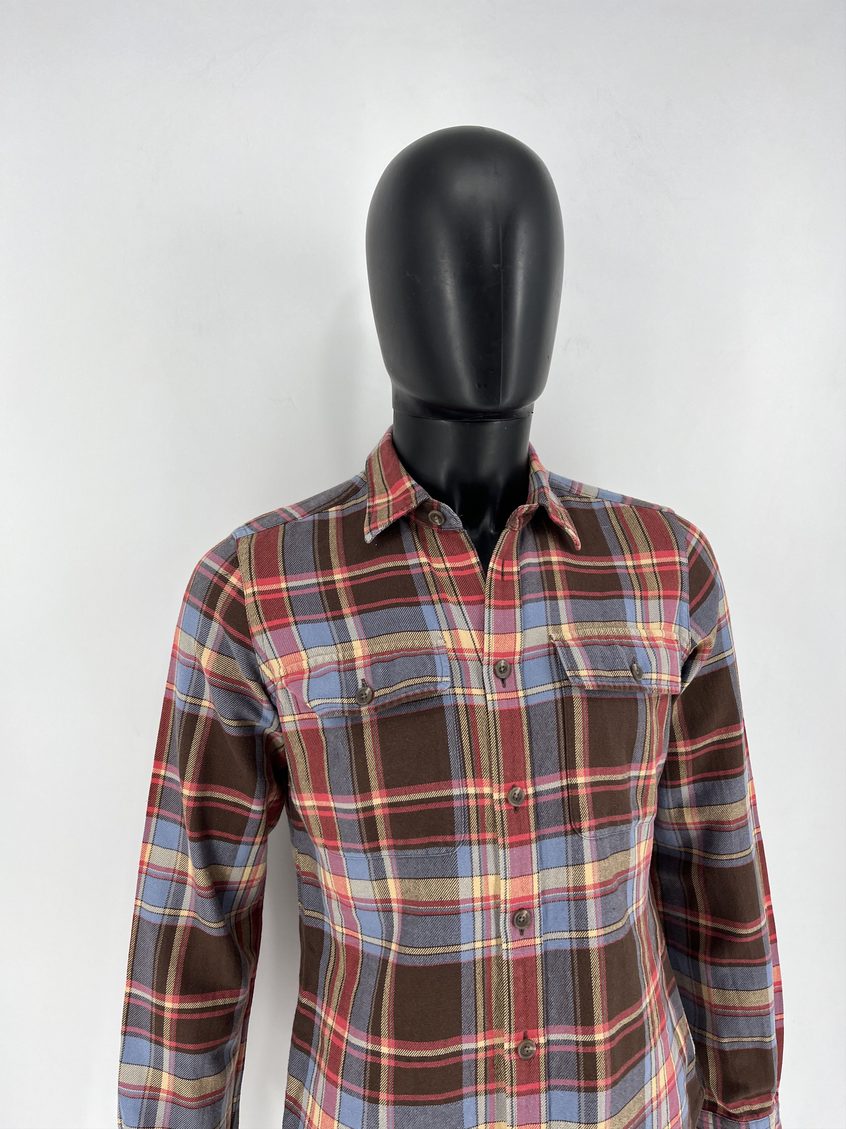 Flannel Vintage Flannel Polo Raplh Lauren Plaid Shirt Travis style Size US S / EU 44-46 / 1 - 4 Thumbnail