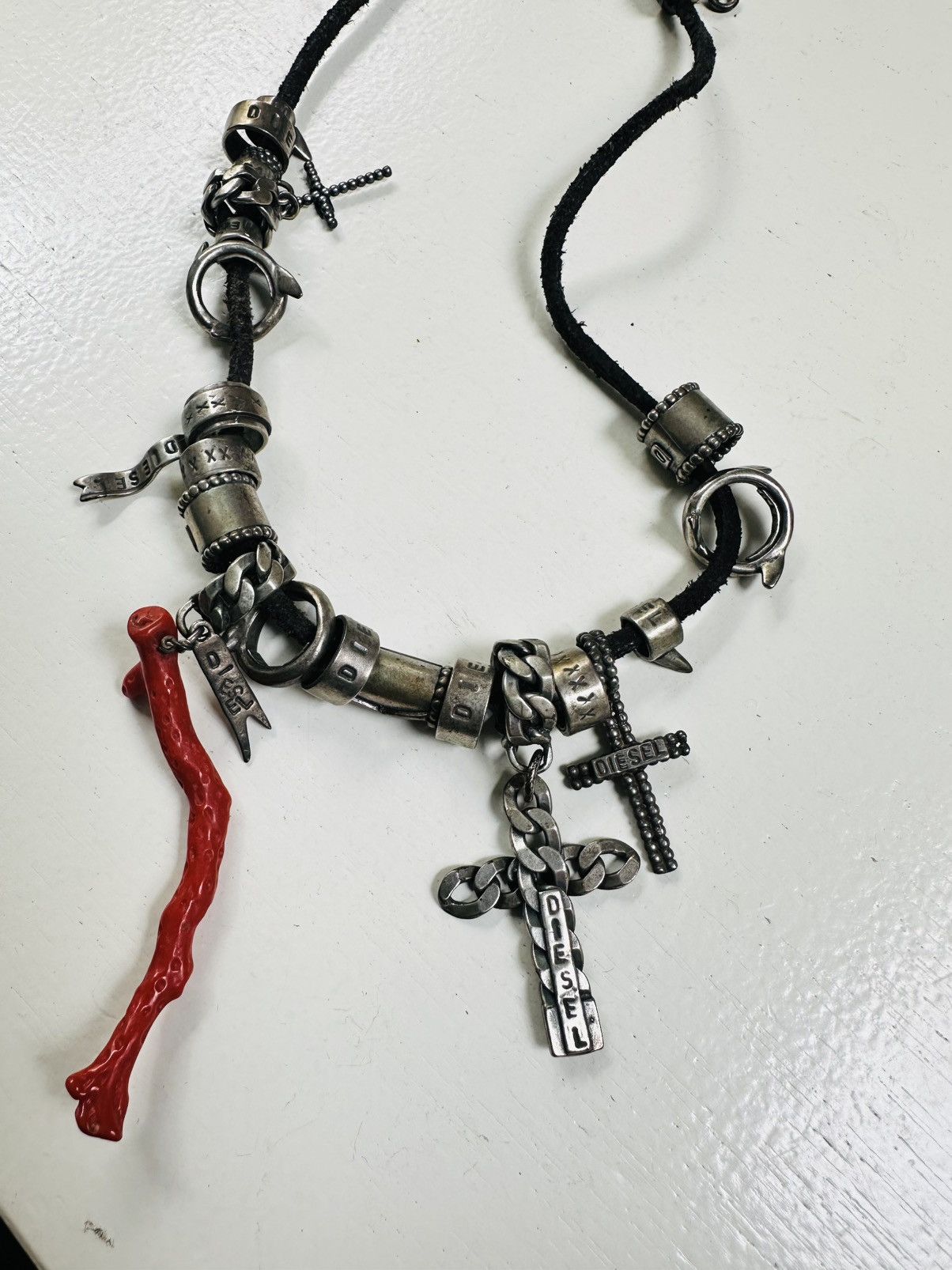 Diesel Diesel pendant necklace vintage men Size ONE SIZE - 1 Thumbnail