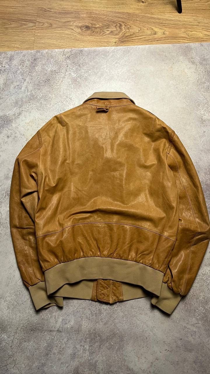 Parajumpers Parajumpers Leather Jacket Designer Premium Italian Aviator Size US XL / EU 56 / 4 - 11 Thumbnail