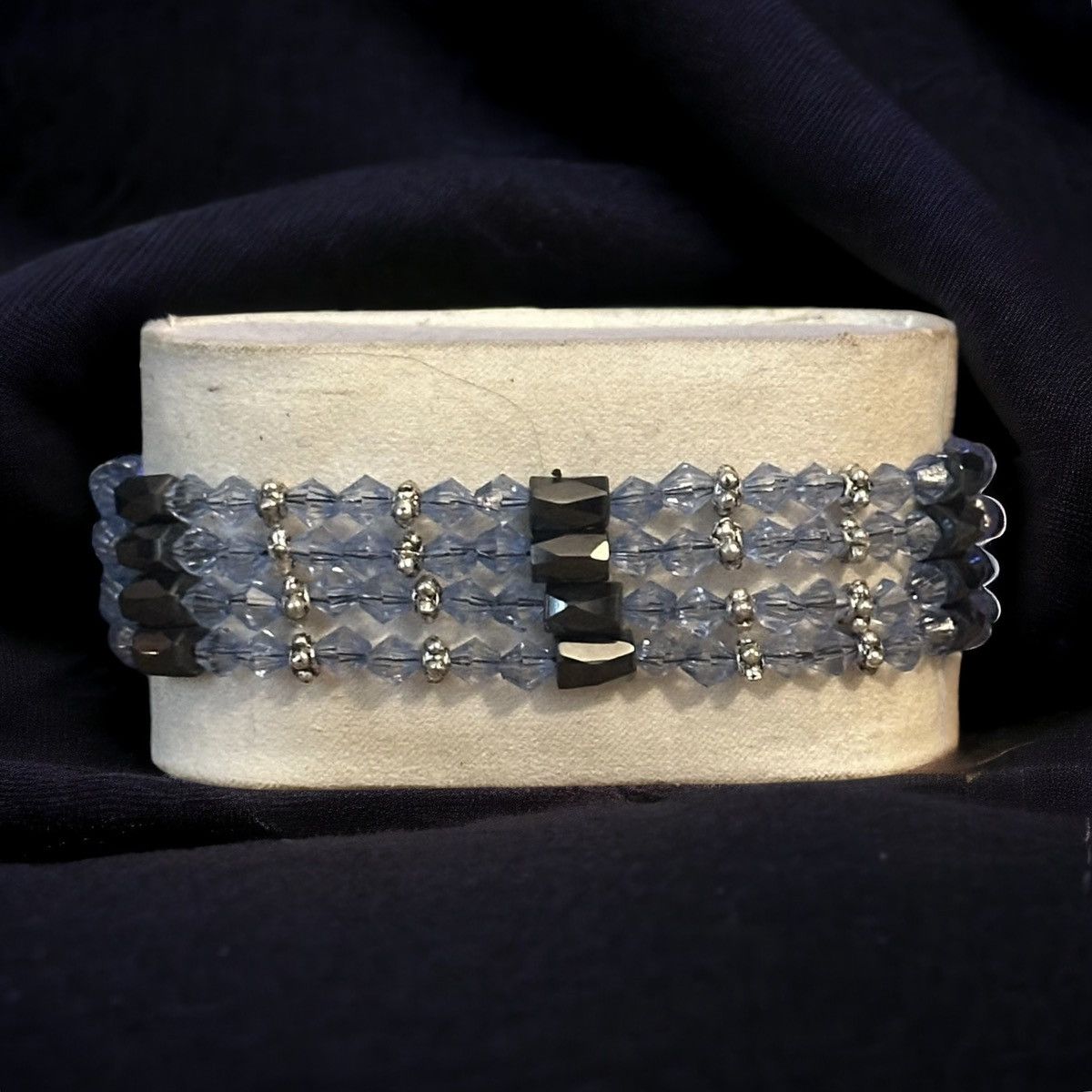 Other Magnetic hematite and blue beads wrap bracelet Size ONE SIZE - 3 Thumbnail