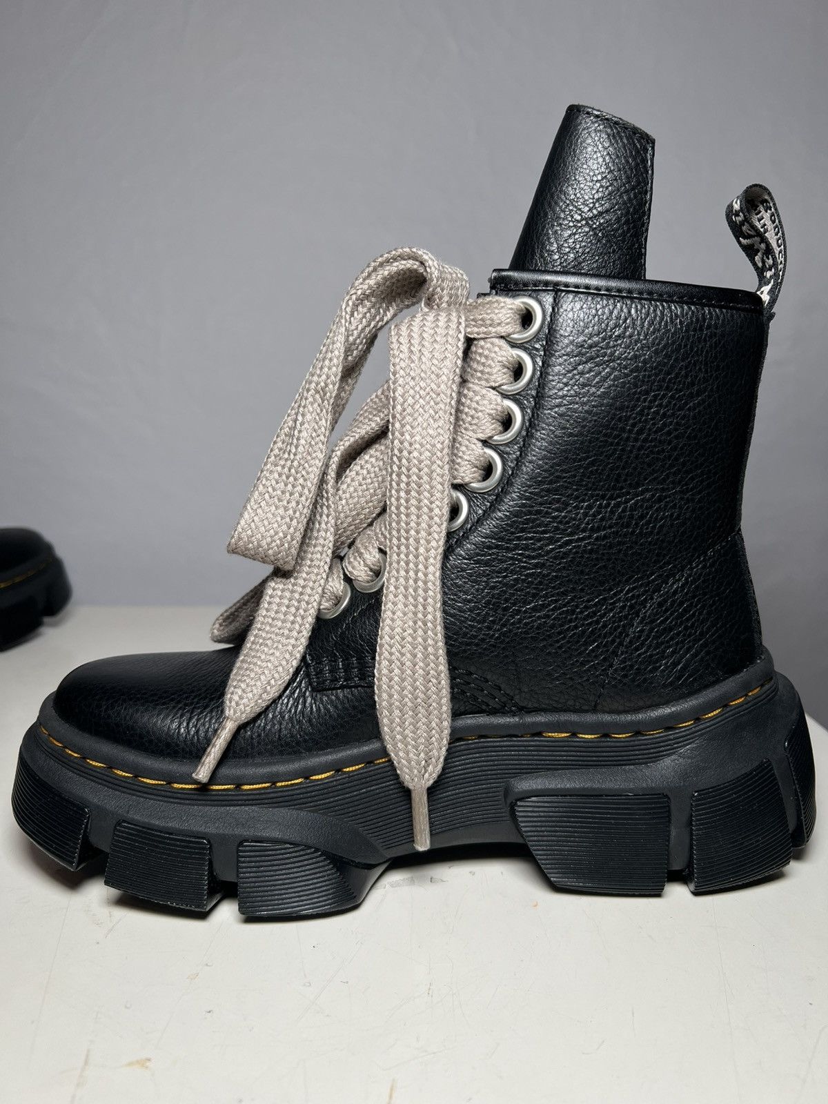 Dr. Martens × Rick Owens Rick Owens x Dr Martens 1460 Jumbo Lace DMXL Boots Size US 5 / EU 37 - 5 Thumbnail