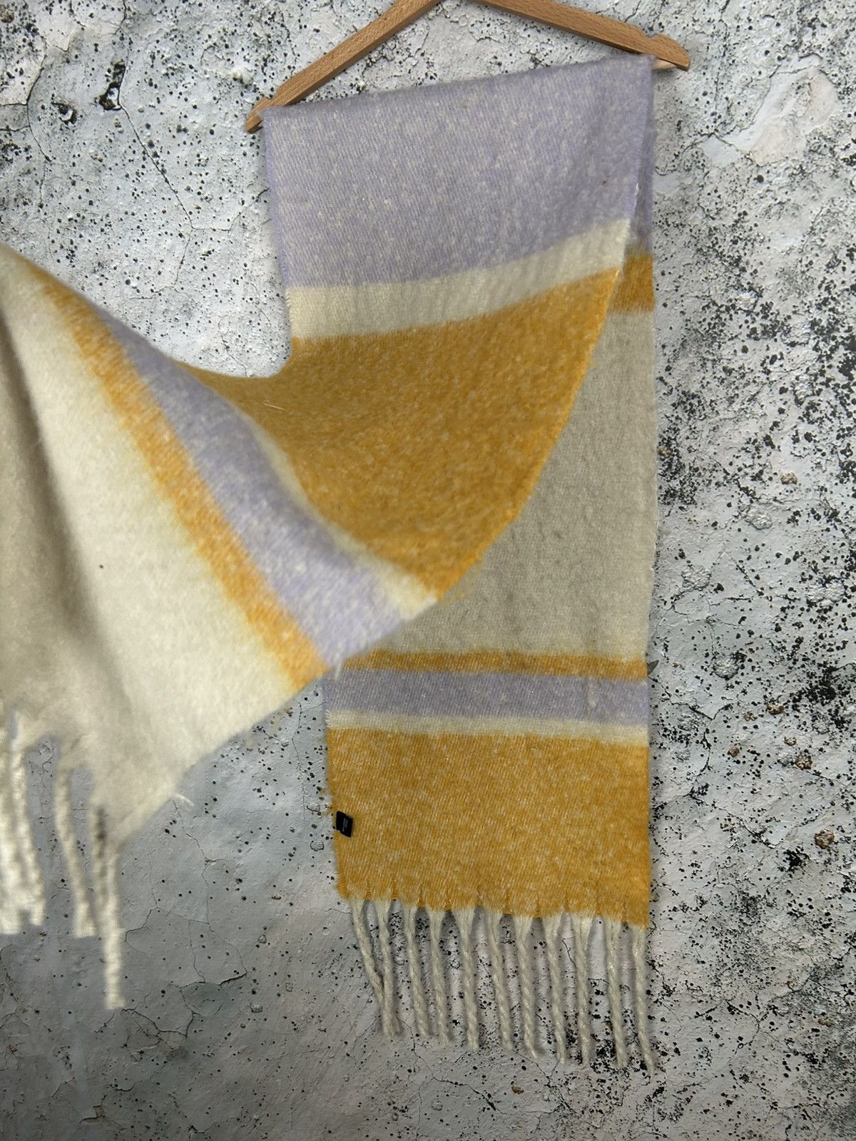 Vintage Vintage Viscose Big Scarf Avantgarde Streetwear Designer Size ONE SIZE - 4 Thumbnail