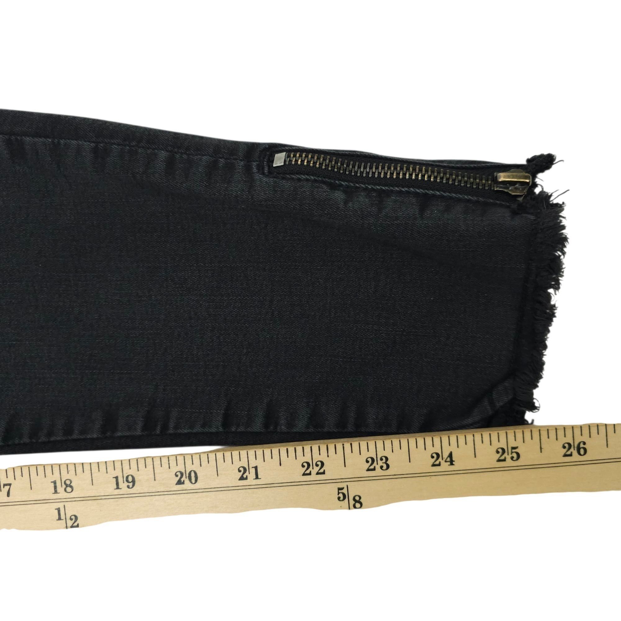 Kancan USA KanCan Ankle Zip Mid Rise Jeans Womens Size 27 Black Stretch Size 29" - 15 Thumbnail