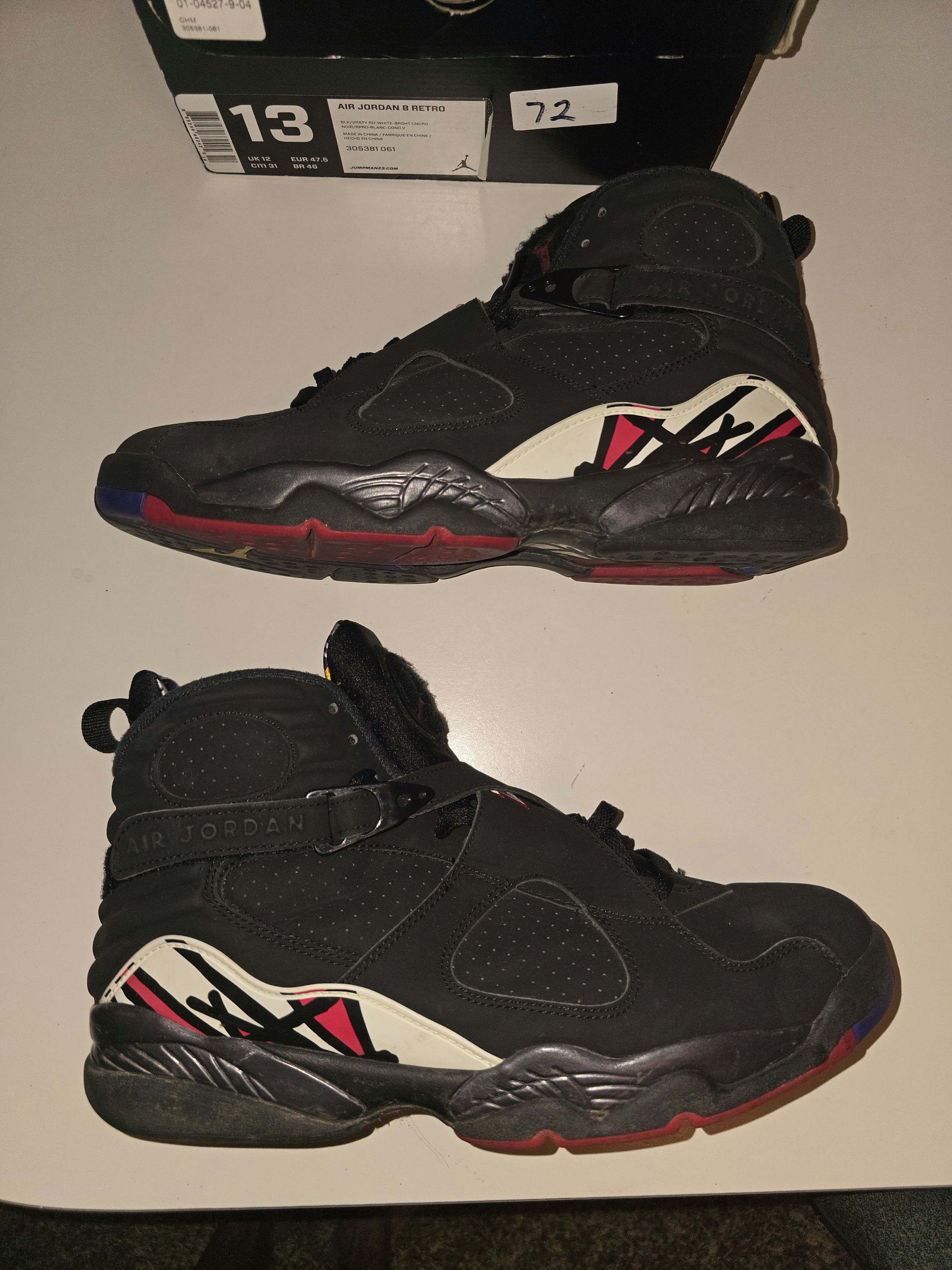 Jordan Brand 2013 Jordan 8 Retro "Playoff" Size US 13 / EU 46 - 2 Thumbnail
