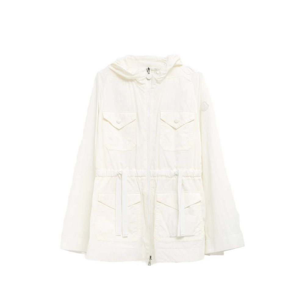Moncler Moncler WHITE Jackets - Military Jackets Size L / US 10 / IT 46 - 1 Thumbnail