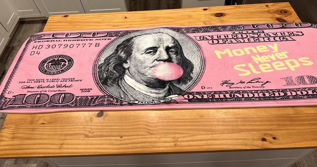 Other Custom Pink 100 Dollar Bill Rug Size ONE SIZE - 1 Preview
