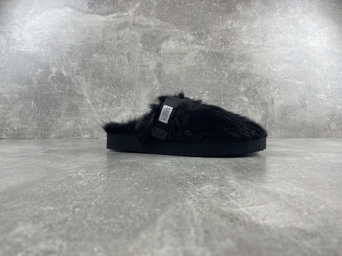 Suicoke Suicoke NWT Rare Y2K Black Fluffy Slip-on Sandals Size US 9 / EU 42 - 2 Thumbnail