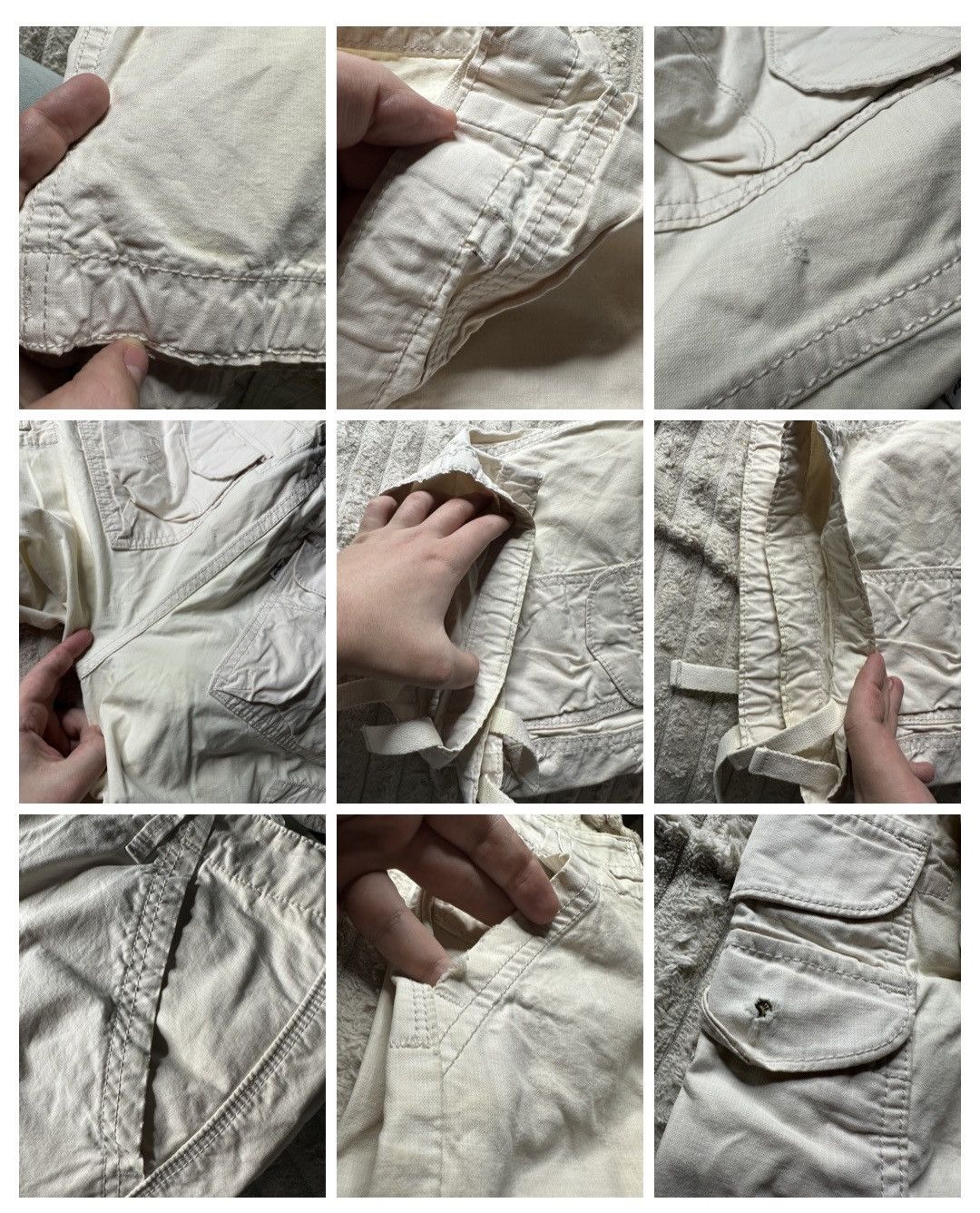 Levi's Levi’s Vintage TRASHED Cargo Aviation Shorts Size US 34 / EU 50 - 23 Thumbnail