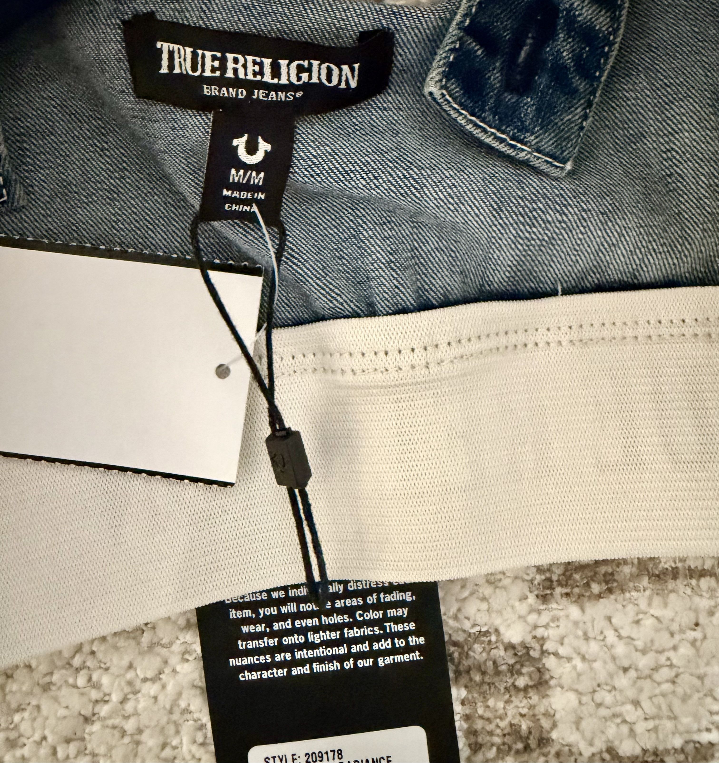 True Religion True Religion Blue Elastic Band Denim Bra Top Size M Size M / US 6-8 / IT 42-44 - 5 Thumbnail