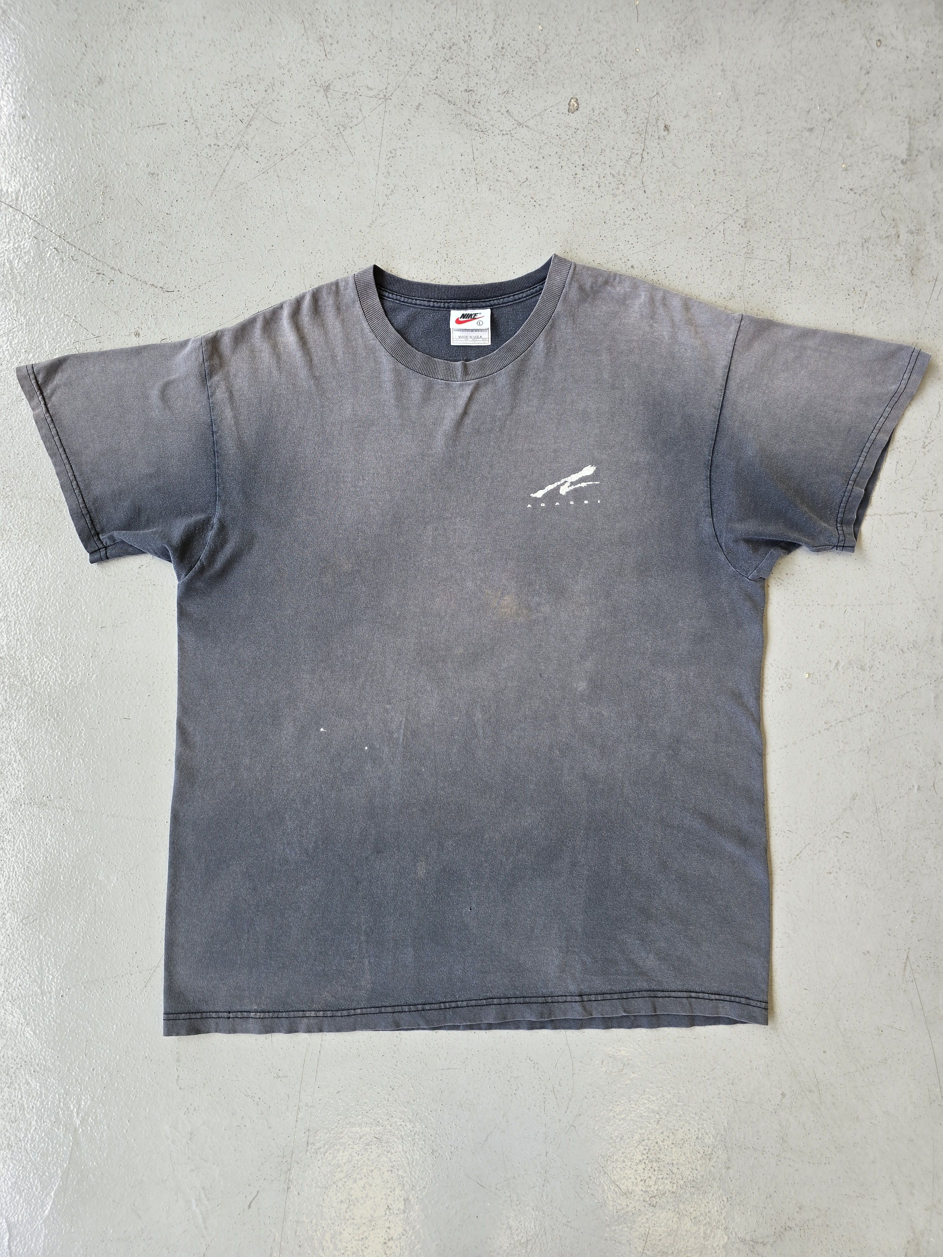 Nike Vintage Nike Andre Agassi Sun Faded Tee Size US XL / EU 56 / 4 - 2 Thumbnail