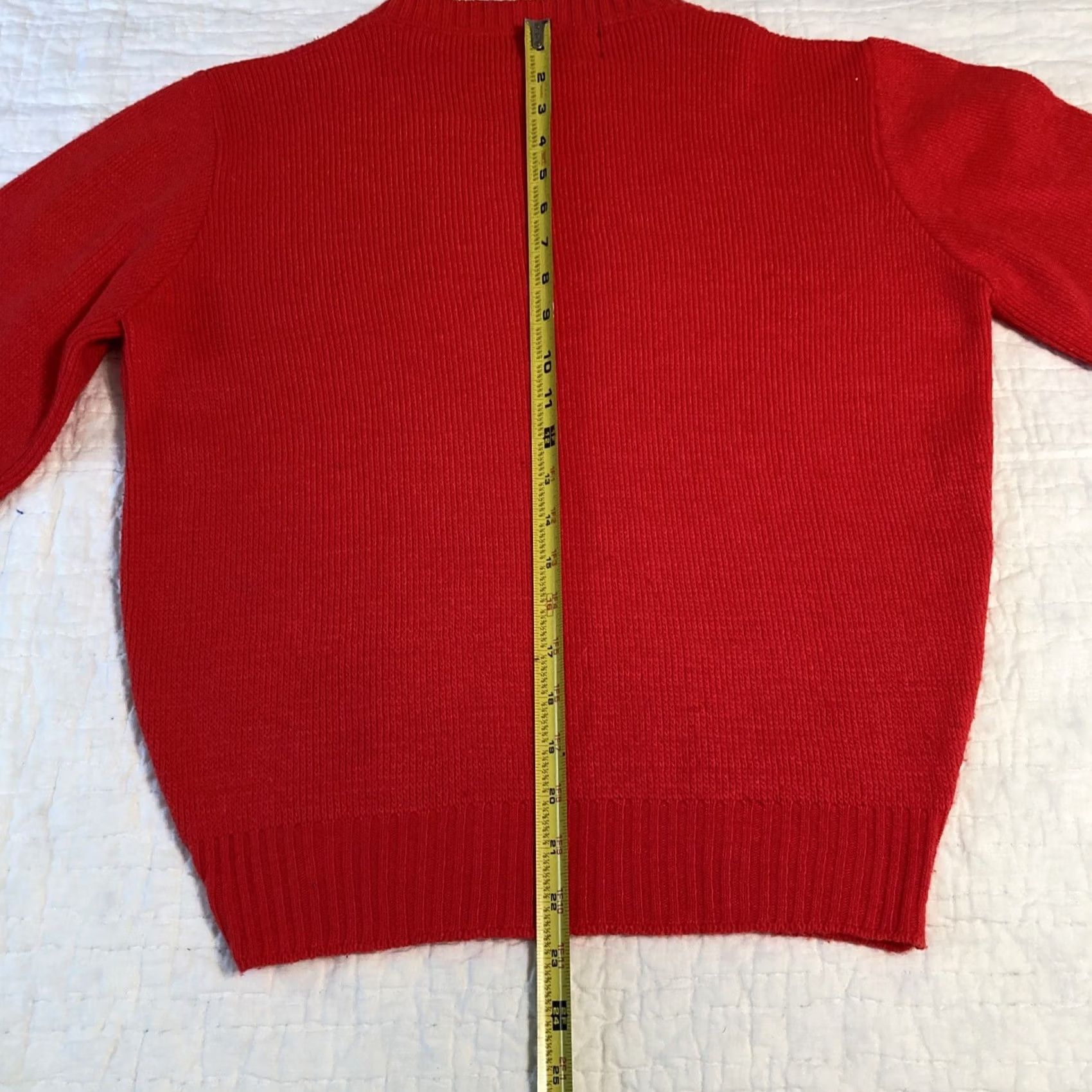 Vintage VINTAGE Levi’s Sweater Red USA Olympics Women’s Large Red Mock Neck Long Sleeve Pullover Acrylic L Size L / US 10 / IT 46 - 8 Thumbnail