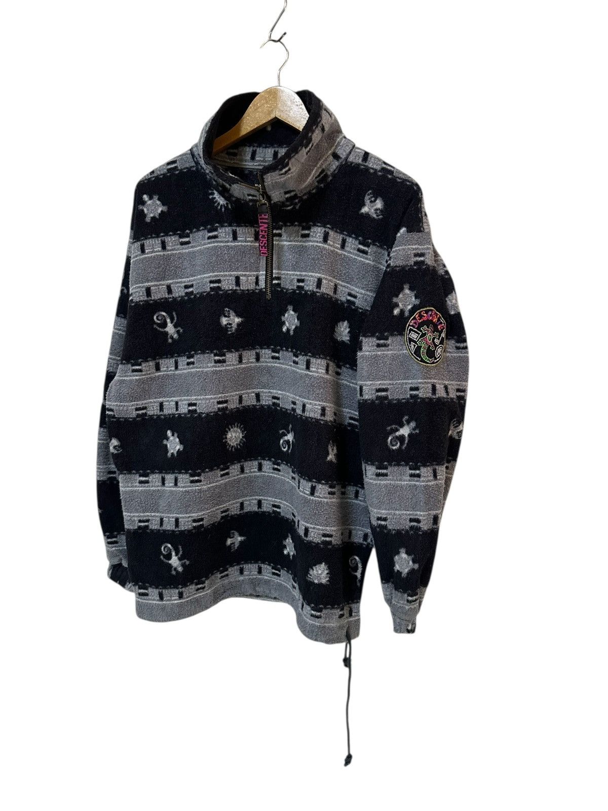 Descente vintage 90s descente navajo half zip fleece Size US L / EU 52-54 / 3 - 4 Thumbnail