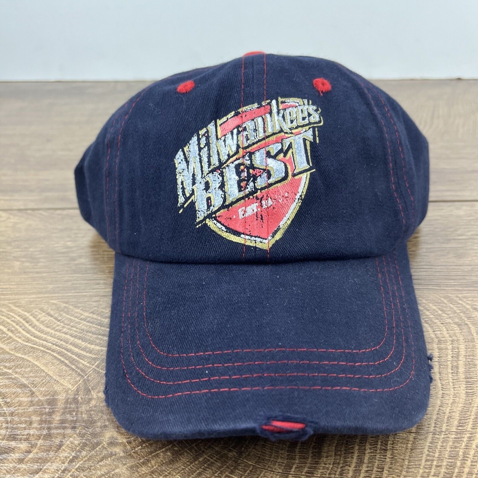 Other Milwaukees Best Blue Hat Blue Milwaukee Cap Adjustable Blue Size ONE SIZE - 5 Thumbnail