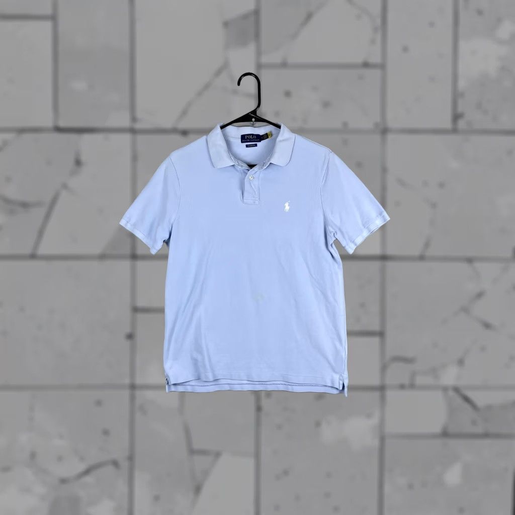 Polo Ralph Lauren Polo Ralph Lauren Mens Medium Polo Shirt Light Blue Classic Fit Pony Logo Size US M / EU 48-50 / 2 - 1 Thumbnail