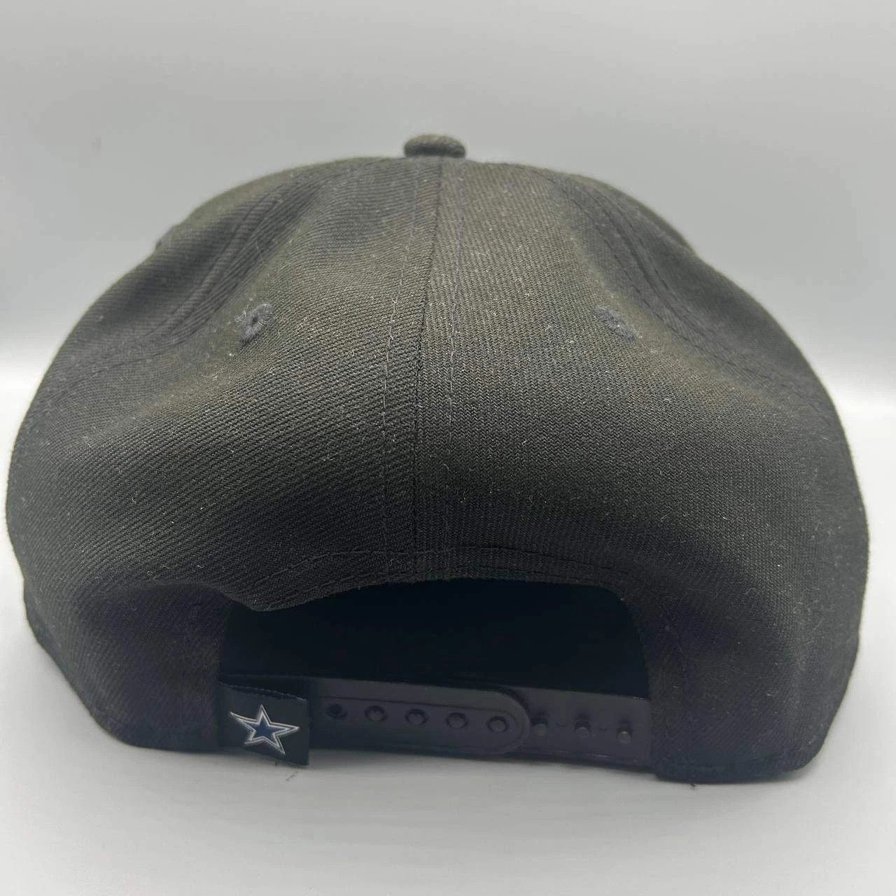 New Era Dallas Cowboys Hat Men Black Gray Embroidered Snap Back Cap Size ONE SIZE - 6 Thumbnail