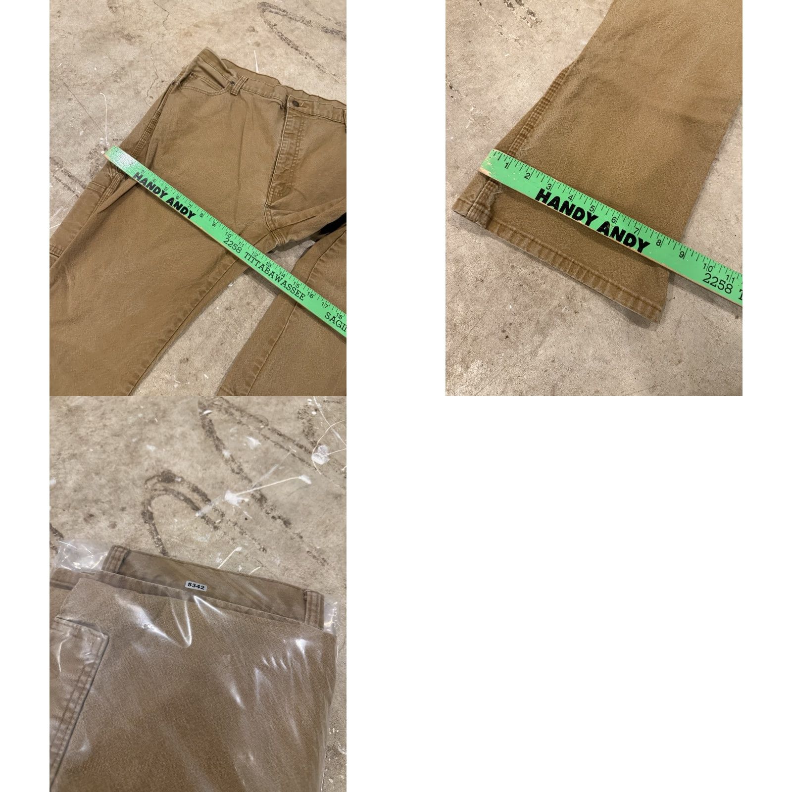 Dickies Dickies Pants Mens 38x32 Brown Carpenter Canvas Workwear Cotton Adult Regular Size US 38 / EU 54 - 8 Thumbnail