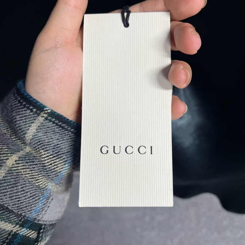 Gucci Gucci Black color-blocked striped embroidery pattern logo s Size US L / EU 52-54 / 3 - 4 Thumbnail