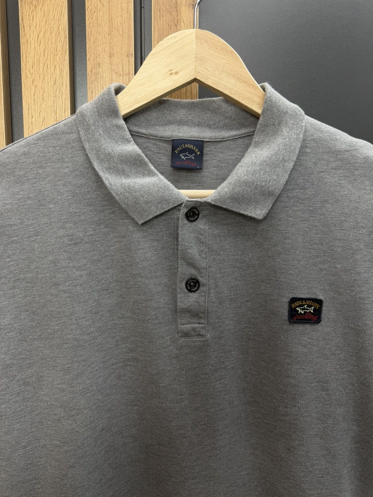 Paul & Shark Paul & Shark Yachting Polo Shirt Grey Cotton Size L Size US L / EU 52-54 / 3 - 1 Thumbnail