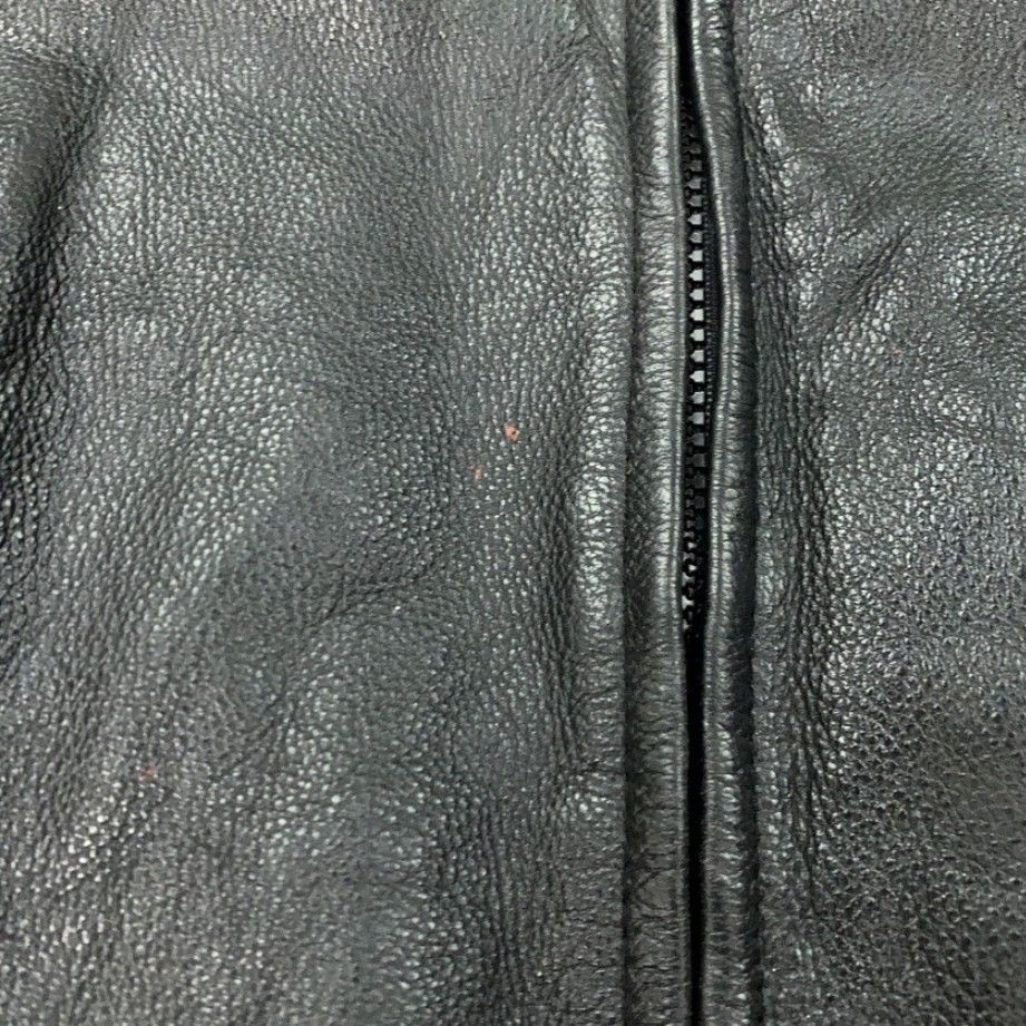 Gap VINTAGE Gap Leather Jacket Womens XL Black Insulated Zip Size XL / US 12-14 / IT 48-50 - 4 Thumbnail