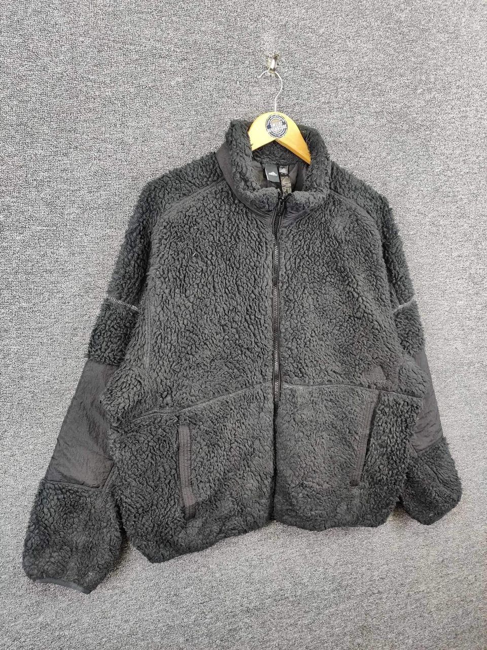 Adidas Vintage Adidas Three Stripes Sherpa Fleece Jacket Size US L / EU 52-54 / 3 - 5 Thumbnail