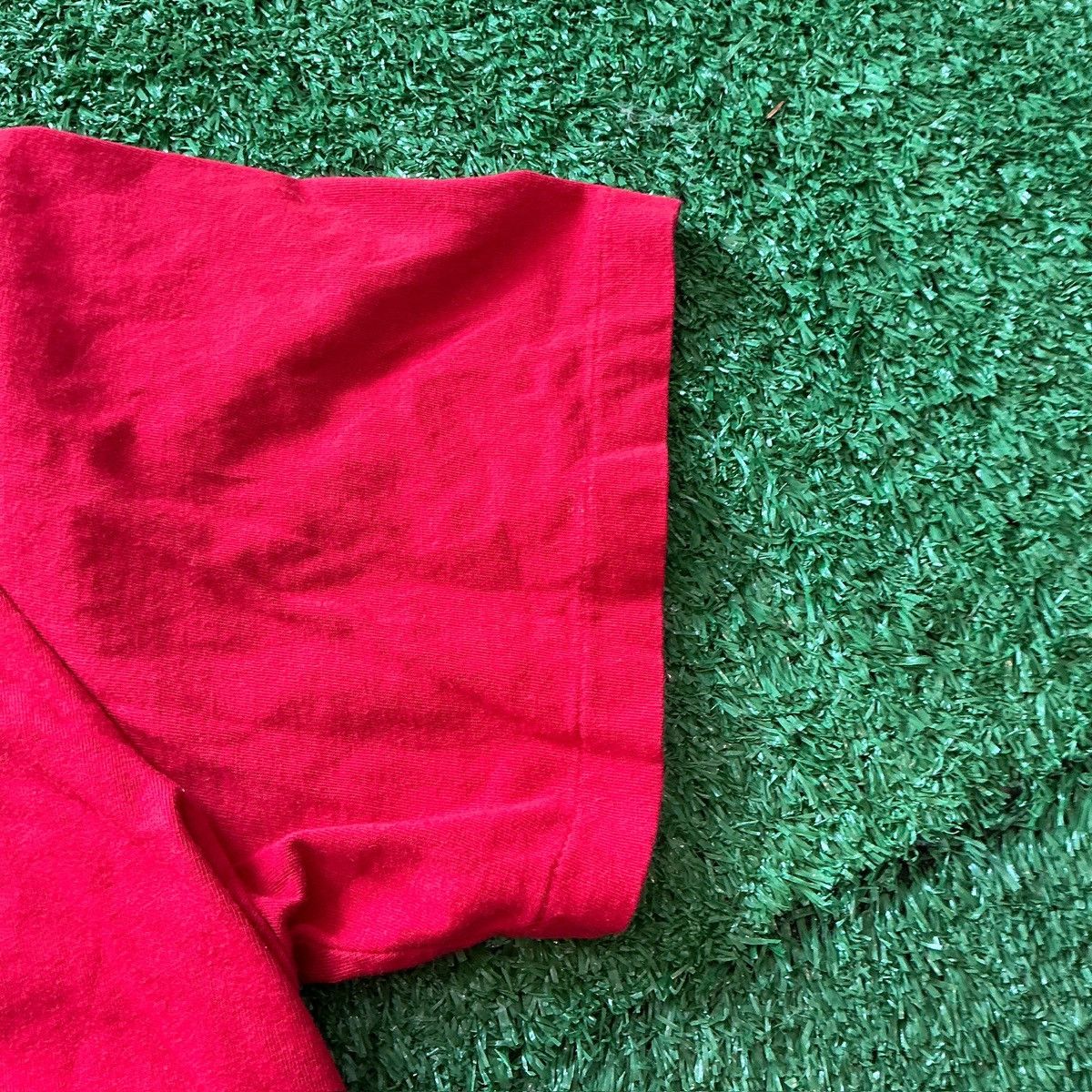 Polo Ralph Lauren Vintage 90s Single Stitch Polo Ralph Lauren Red Pocket Shirt Size US XL / EU 56 / 4 - 3 Thumbnail